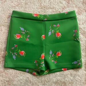 Cynthia Rowley Green Floral Shorts